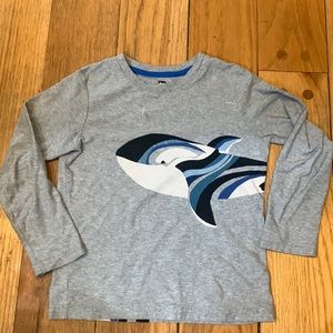 Tea Collection 2-sided Orca long-sleeved t-shirt 🐳